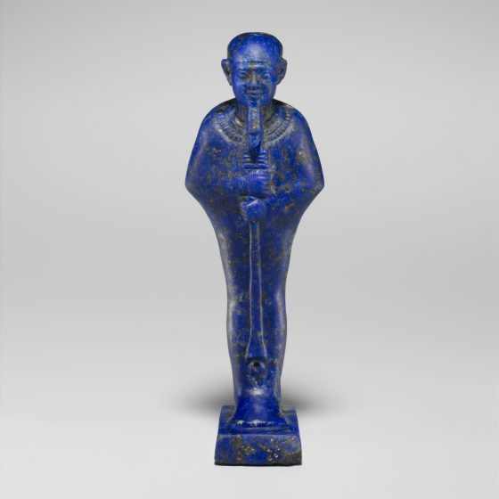 statueta din lapis lazuli, din Egipt