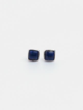Cercei cu șurub din argint și lapis lazuli Uttar, India