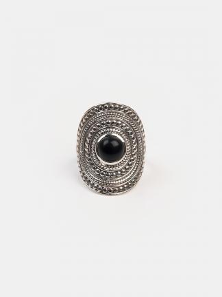 Inel din argint și onix Pratyush, India