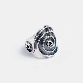 Inel argint spirală reglabil Swadee, Thailanda