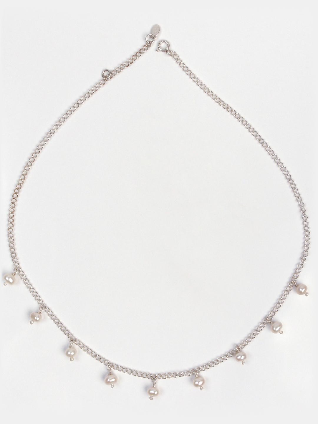 Colier argint și perle de cultură Haar, India