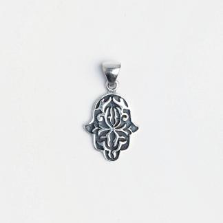 Amuletă hamsa argint Sufi, Maroc