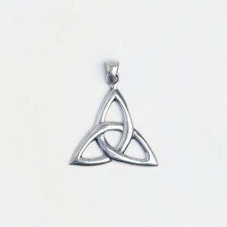 Pandantiv argint simbol celtic triskelion