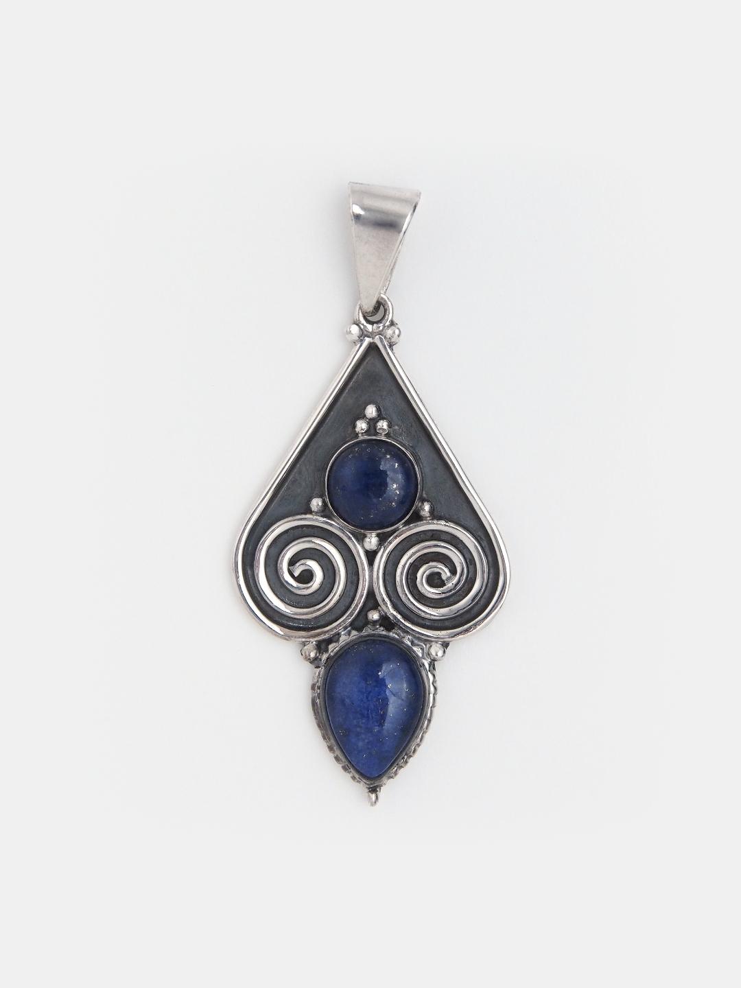 scream hobby Customer Pandantiv statement argint si lapis lazuli Tillya, India · Metaphora