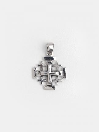 Cruce mică din argint Crucea Ierusalimului