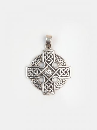 Cruce celtică din argint