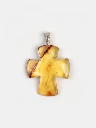 Cruce unicat din chihlimbar și argint, Lituania