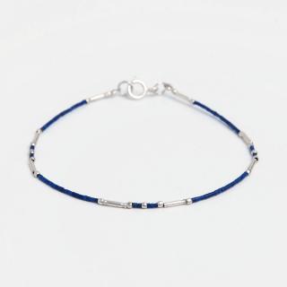 Brățară argint și lapis lazuli Ko Lanta, Thailanda