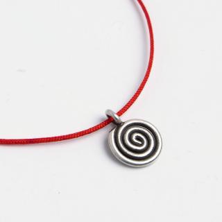Brățară charm spirală, argint, Thailanda