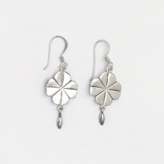 Cercei argint simbol celtic Shamrock