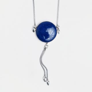 Colier argint și lapis lazuli Aishwarya, India
