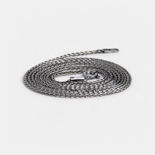 Lănțișor argint oxidat Darin, 60 cm, Thailanda