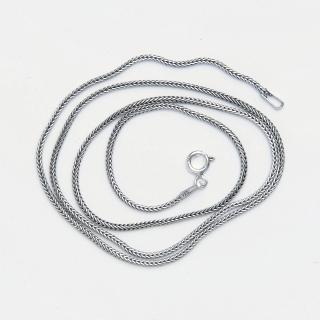 Lănțișor argint oxidat Keerati, 50 cm, Thailanda